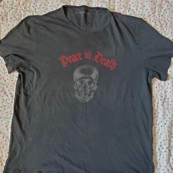 Jonh Varvatos USA skull graphic tee size XL. - Picture 2 of 8